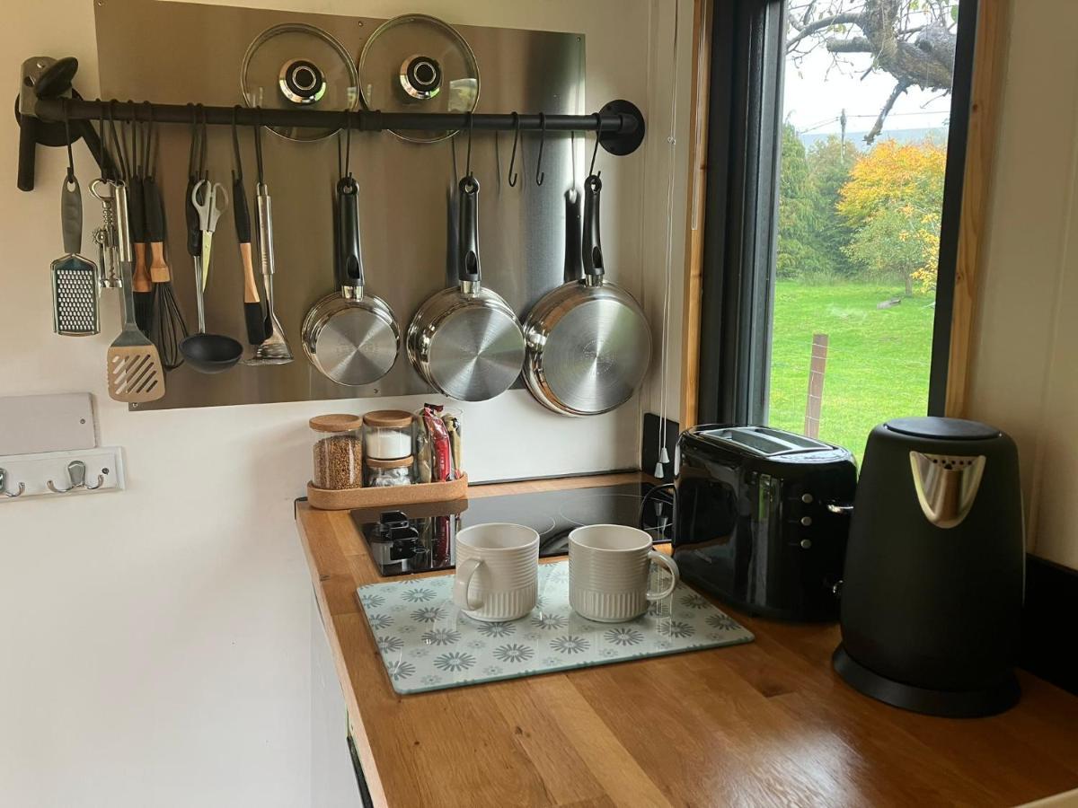 1 Bed Converted Railway Wagon Near Crickhowell Eksteriør billede